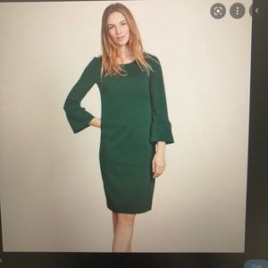 Emerald green Boden Lavinia Ponte Dress